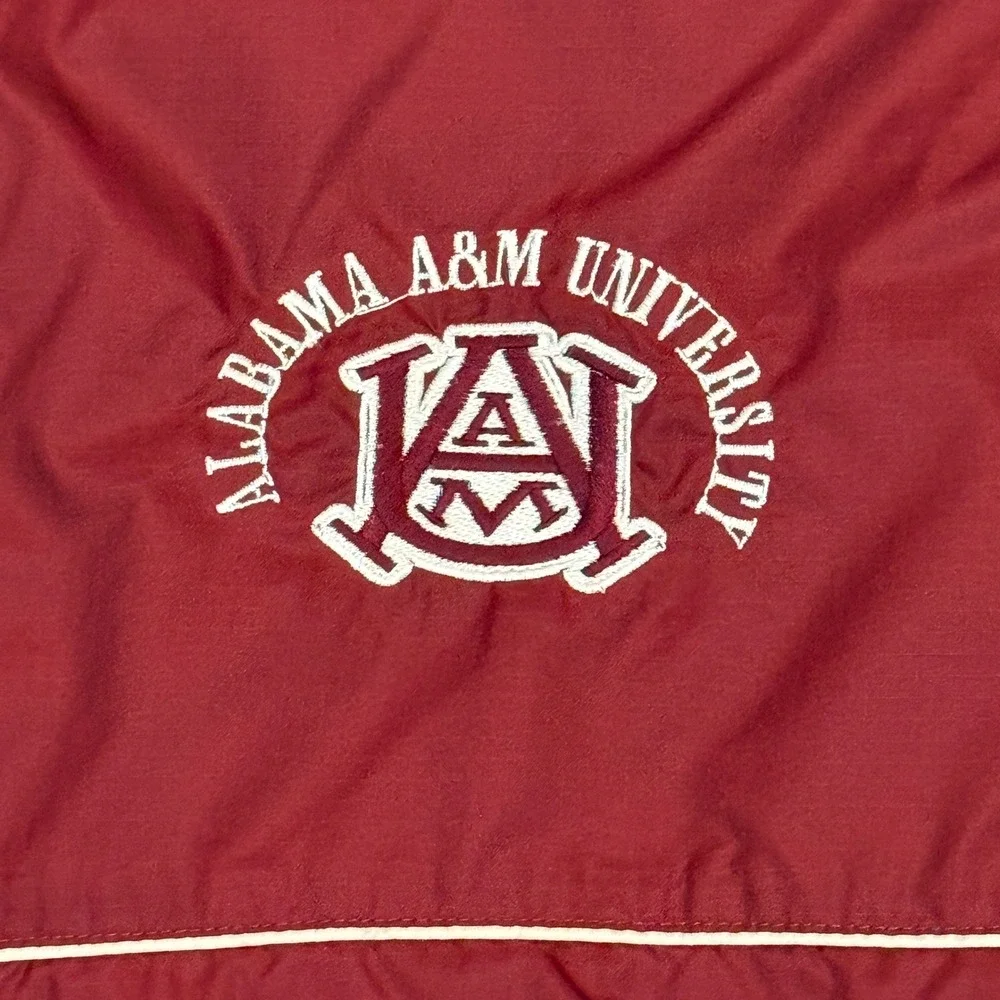 BT Player Alabama A&M University Windbreaker Jacket Maroon Mens XXL